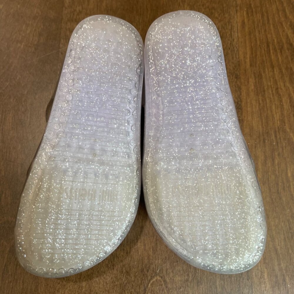 Mini Melissa Aranha VIII Popsicle Sandals Toddler Girls Size 10 Glitter Jelly - Picture 5 of 10